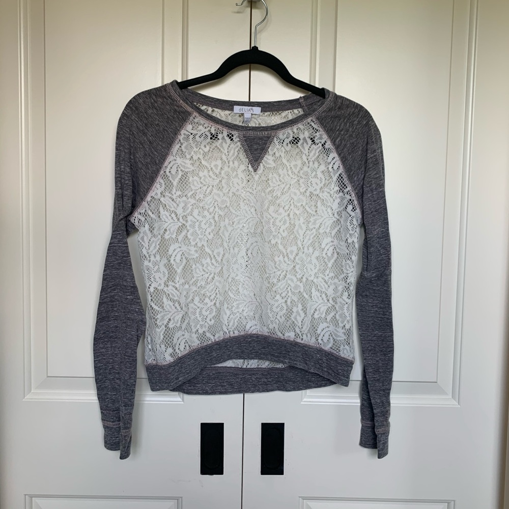Delias lace sweater